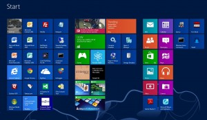 This is the new Start Menu replacement in Windows 8